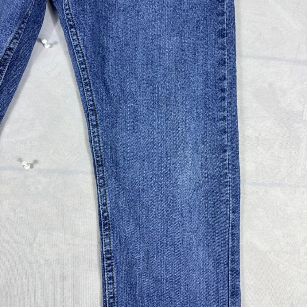 Lee Premium Select Straight Jeans Mens Blue Denim Regular Fit Classic Size 34x30 - Picture 9 of 16